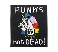 Punks not Dead! Iron-on & sew-on Patch | Punk Embroidery Patch, Anarchy Patch, Punkers Iron on Patches, Ironable Patch, Unicorn Badges Finally Home