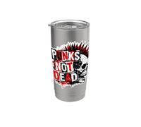 Punks Not Dead, Oi, Punk Rock, Punks Stainless Steel Insulated Tumbler