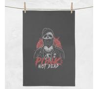 Punks Not Dead Tea Towel