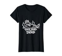 Punks This BOD is Dead Tshirt Punk Value Graphic T-Shirt, Women, Black, S