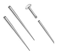 PunkTracker 14g/16g/18g ASTM F136 Titanium Piercing Taper Insertion Pin for Internal Thread Tragus/Helix/Lip/Nose/Helix/Piercing Jewelry Cartilage Earrings Labret Nose Studs Stretcher Assistant Tool