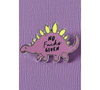 Punky Pins - No Fucks Given Dinosaur Enamel - Pin Onesize