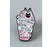 Punky Pins - There’d Better Be Cats Pink - Pin - gid://shopify/Metaobject/122014761197 - Onesize - Enamel,Enamel Onesize