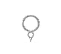 PUNKYOUTH Minimalist Geometric Titanium Septum Clicker 16G Nose Ring Hoop Industrial Gothic Piercing Jewelry Cutout Crescent Scrollwork Claw Fang Twist Molten Drop Daith Earrings Cartilage Helix Rook