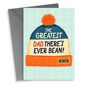 Punny Father's Day Card - The Greatest Dad! - Beanie