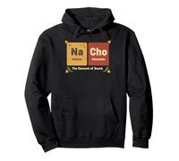 Puns Nacho Periodic Table Na Cho Foodie Funny Science Pullover Hoodie
