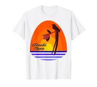 Punta Cana Beach Caribbean Island Party Souvenir Dom Rep Value Graphic T-Shirt, Men, White, S