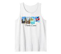 Punta Cana Beach Souvenir Dominican Republic Retro Tank Top