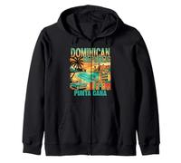 Punta Cana Dominican Republic Beach Vacation Holiday Zip Hoodie