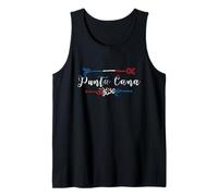 Punta Cana Dominican Republic Flag Vintage Flowers Tank Top