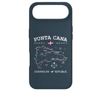Punta Cana Dominican Republic Map Flag Travel Coordinates Case for iPhone Air