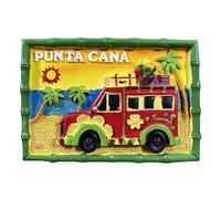 Punta Cana Dominican Republic Refrigerator Magnet Travel Souvenir 3D Fridge Decoration Magnetic Sticker Craft Collection