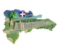 Punta Cana Dominican Republic Refrigerator Magnet Travel Souvenir Fridge Decoration Magnetic Sticker 3D Craft