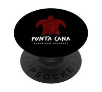Punta Cana Dominican Republic Tribal Sea Turtle Island PopSockets Adhesive PopGrip