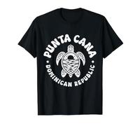 Punta Cana Dominican Republic Turtle Souvenir Value Graphic T-Shirt, Men, Black, S