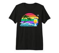 Punta Cana Palms Dominican Republic Caribbean Gift Souvenir Premium T-Shirt