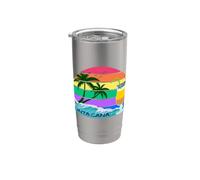 Punta Cana Palms Dominican Republic Caribbean Gift Souvenir Stainless Steel Insulated Tumbler