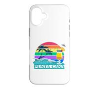 Punta Cana Palms Dominican Republic Caribbean Souvenir Gift Case for iPhone 16 Plus