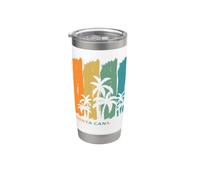 Punta Cana Palms Party Caribbean Souvenir Dominican Republic Stainless Steel Insulated Tumbler
