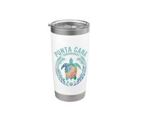 Punta Cana Tropical Sea Turtle Tribal Mandala Shell Stainless Steel Insulated Tumbler