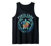 Punta Cana Tropical Sea Turtle Tribal Mandala Shell Tank Top