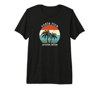 Punta Islita Costa Rica Vintage Sunset Palm Trees Premium T-Shirt