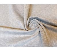 Punta Royal Ponte Di Roma Jersey Fabric Material Light Grey Melange, 1Mtr - 150cm x 100cm