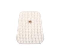 Punxdda Car Seat Covers Cute Car Seat Cover Women Universal Breathable Puff Fabric Bowknot/Flower Pink Interior Protector Car Seat Covers Full Set(1pc Seat backrest)