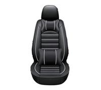 Punxdda Car Seat Covers For CHEVROLET For Cruze For Blazer Captiva For Camaro Aveo For Malibu For Equinox Full Coverage Car Seat Cover Car Seat Covers Full Set(Black White Pillow)