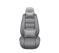 Punxdda Car Seat Covers For Focus MK2 For Edge For Explorer Ecosport Escape Fiesta Universal Style Full Coverage Flax Car Seat Cover Car Seat Covers Full Set(Gray 5 Seat)