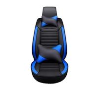 Punxdda Car Seat Covers For Geely For Geometry C For Atlas For Coolray For Emgrand EC7 For Tugella All Models Universal Style Car Seat Cover Car Seat Covers Full Set(Black Blue A 5 Seat)