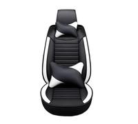 Punxdda Car Seat Covers For Geely For Geometry C For Atlas For Coolray For Emgrand EC7 For Tugella All Models Universal Style Car Seat Cover Car Seat Covers Full Set(Black White A 5 Seat)