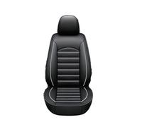 Punxdda Car Seat Covers For Lincoln MKZ MKC MKX MKT Navigator Aviator All Models Full Coverage Car Seat Cover(Black White 5 Seat)