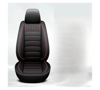 Punxdda Car Seat Covers For VW Polo For Atlas For Jetta For Bora For Eos Sharan Variant Beetle For Scirocco UP 3D Full Coverage Car Seat Cover Car Seat Covers Full Set(Black Red 5 Seat)