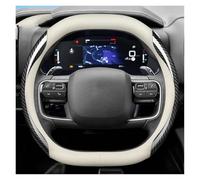 Punxdda Car Steering Wheel Cover (Jyt) - Leather, Universal Fit, Non-slip, Comfort Grip for Dacia Duster 2024 2025