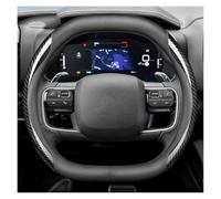 Punxdda Car Steering Wheel Cover (K) - Leather, Universal Fit, 2024-2025 Dacia Duster Compatible