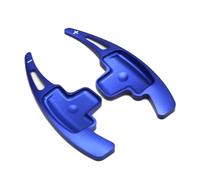 Punxdda Paddle Shifter Extension for Benz for A B M Class for W176 W246 for GLK for SLK for CLA for GLA Car Steering Wheel Paddle Shift Shifters(Blue)