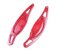 Punxdda Paddle Shifter Extension for Civic for Pilot for CR-V for Accord for Hybrid Auto Steering Wheel Rear Shift Paddle Car Shifter(Carbon red)