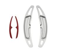 Punxdda Paddle Shifter Extension for for Macan for Panamera for Cayenne for 911 718 918 Car Steering Wheel Shift Paddle(Silver)