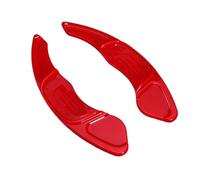 Punxdda Paddle Shifter Extension for VW for Golf for Polo for GTI for R for for MK7 for .5 Car Steering Wheel Shift Paddles Gear Speed(Red)