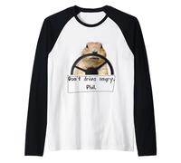 Punxsutawney Phil Don't Drive Angry Raglan Baseball Tee