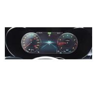 Puoersh Car Screen Protector for Mercedes Benz C-class 2015-2020, Car Navigation Tempered Glass Screen Film Sticker Dashboard Guard