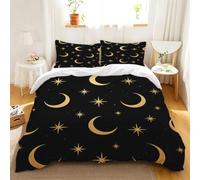 PUOJIEAT Celestial Duvet Cover Set 150x200 cm with 2 Pillowcases