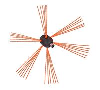 Puooifrty Chimney Sweep Brush,Flexible Fireplace Tool Cleaning Brush Brushes for Fireplace Flue Cleaning