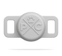 Pup Culture Apple AirTag Dog Collar Holder - Gray Small