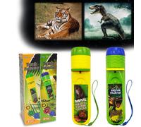 Pup Go 2 in 1 Dinosaur & Animal Projector Flashlight Toy for Kids Ages 3-7