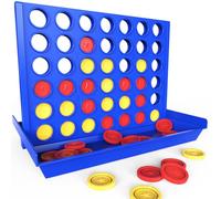 Pup Go 4 in a Row Board Game for Kids 3+, Family Games for Indoor Outdoor | Big Size Connect Game, Party Game for Adults, 2 Player Strategy Game for Indoor Outdoor, All-in-1 Storage with 6 Spare Discs