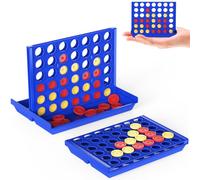 Pup Go 4 in a Row Travel Games for Kids 3-12, Holiday Essentials Board Game | Mini Travel Essentials 4.3 x 3.1 in, Plane Activities for Kids, Pocket Travel Game for Family, 2 Players Connect Car Games