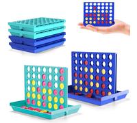 Pup Go 4 in a Row Travel Games for Kids 3-12, Travel Essentials Board Games | 4-Pack Plane Activities for kids, Pocket Travel Toys for Car, Airplane, Camping, Party, 2 Players Connect Game, Camping Games