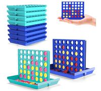 Pup Go 8 Pack Travel Size Classic 4 in a Row Game for Kids Ages 3+, Pocket Size Board Game for Car,Airplane & Camping, Travel Essential 2 Player Strategy Kids Games, Foldable (11x8cm/4.33x3.15inches)